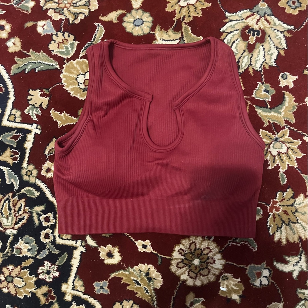 Red tank top